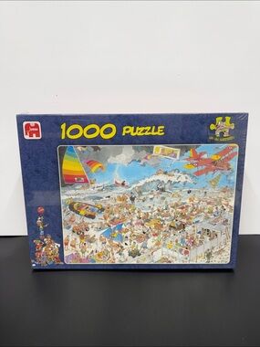 1999 SEALED Jan Van Haasteren 1000-Piece At the Beach Puzzle